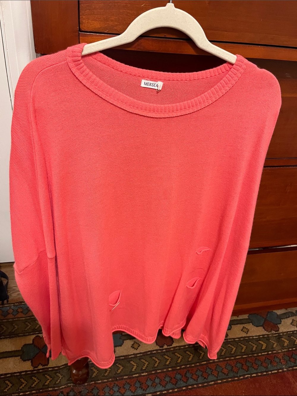 Mersea Women's Coral Knit Sweater